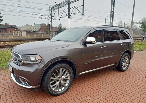 Dodge Durango cena 89000 przebieg: 221826, rok produkcji 2014 z Siedlce małe 232